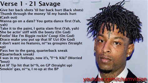 lyrics 21 savage